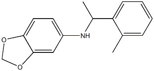 N-[1-(2-methylphenyl)ethyl]-2H-1,3-benzodioxol-5-amine Struktur