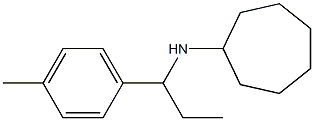 N-[1-(4-methylphenyl)propyl]cycloheptanamine Struktur