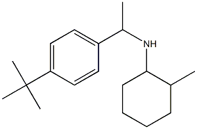 N-[1-(4-tert-butylphenyl)ethyl]-2-methylcyclohexan-1-amine Struktur