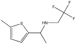 N-[1-(5-methylthien-2-yl)ethyl]-N-(2,2,2-trifluoroethyl)amine Struktur