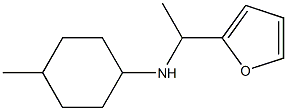 N-[1-(furan-2-yl)ethyl]-4-methylcyclohexan-1-amine Struktur