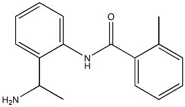 N-[2-(1-aminoethyl)phenyl]-2-methylbenzamide Struktur