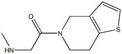 N-[2-(6,7-dihydrothieno[3,2-c]pyridin-5(4H)-yl)-2-oxoethyl]-N-methylamine Struktur