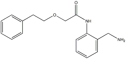 N-[2-(aminomethyl)phenyl]-2-(2-phenylethoxy)acetamide Struktur