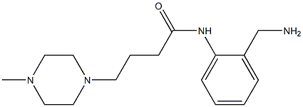 N-[2-(aminomethyl)phenyl]-4-(4-methylpiperazin-1-yl)butanamide Struktur