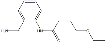 N-[2-(aminomethyl)phenyl]-4-ethoxybutanamide Struktur