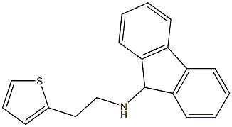 N-[2-(thiophen-2-yl)ethyl]-9H-fluoren-9-amine Struktur