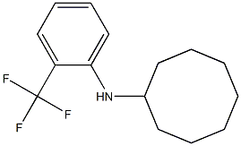 N-[2-(trifluoromethyl)phenyl]cyclooctanamine Struktur