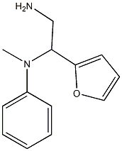 N-[2-amino-1-(2-furyl)ethyl]-N-methyl-N-phenylamine Struktur