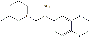 N-[2-amino-2-(2,3-dihydro-1,4-benzodioxin-6-yl)ethyl]-N,N-dipropylamine Struktur