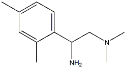 N-[2-amino-2-(2,4-dimethylphenyl)ethyl]-N,N-dimethylamine Struktur