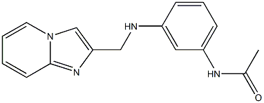 N-[3-({imidazo[1,2-a]pyridin-2-ylmethyl}amino)phenyl]acetamide Struktur