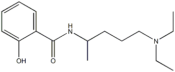 N-[5-(diethylamino)pentan-2-yl]-2-hydroxybenzamide Struktur