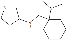 N-{[1-(dimethylamino)cyclohexyl]methyl}thiolan-3-amine Struktur