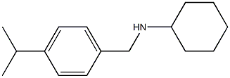 N-{[4-(propan-2-yl)phenyl]methyl}cyclohexanamine Struktur