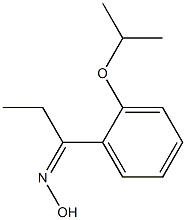 N-{1-[2-(propan-2-yloxy)phenyl]propylidene}hydroxylamine Struktur