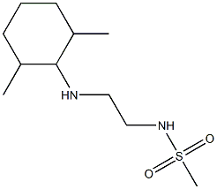 N-{2-[(2,6-dimethylcyclohexyl)amino]ethyl}methanesulfonamide Struktur