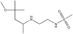 N-{2-[(4-methoxy-4-methylpentan-2-yl)amino]ethyl}methanesulfonamide Struktur