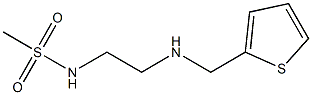 N-{2-[(thiophen-2-ylmethyl)amino]ethyl}methanesulfonamide Struktur