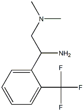 N-{2-amino-2-[2-(trifluoromethyl)phenyl]ethyl}-N,N-dimethylamine Struktur