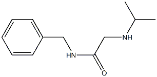 N-benzyl-2-(propan-2-ylamino)acetamide Struktur