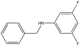 N-benzyl-3,5-difluoroaniline Struktur