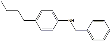 N-benzyl-4-butylaniline Struktur