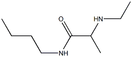 N-butyl-2-(ethylamino)propanamide Struktur