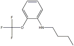 N-butyl-2-(trifluoromethoxy)aniline Struktur