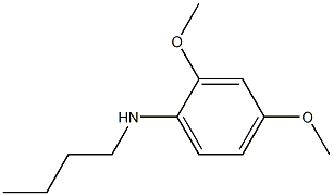 N-butyl-2,4-dimethoxyaniline Struktur