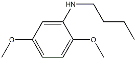 N-butyl-2,5-dimethoxyaniline Struktur