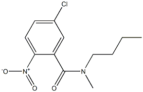 N-butyl-5-chloro-N-methyl-2-nitrobenzamide Struktur