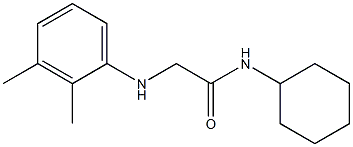 N-cyclohexyl-2-[(2,3-dimethylphenyl)amino]acetamide Struktur