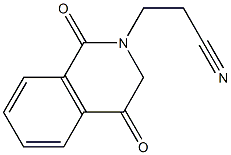 3-(1,4-Dioxo-3,4-dihydro-1H-isoquinolin-2-yl)-propionitrile Struktur