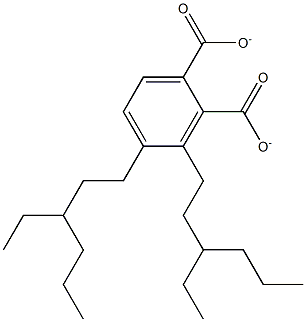 bis(3-ethylhexyl)phthalate Struktur