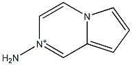 2-aminopyrrolo[1,2-a]pyrazin-2-ium Struktur