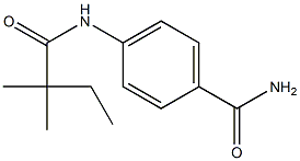 4-[(2,2-dimethylbutanoyl)amino]benzamide Struktur