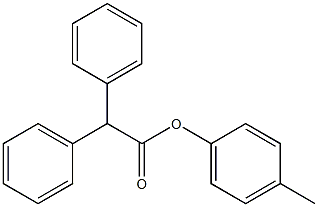 4-methylphenyl 2,2-diphenylacetate Struktur