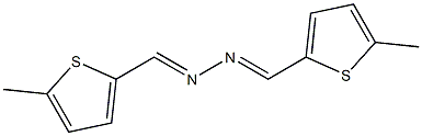 5-methyl-2-thiophenecarbaldehyde N-[(E)-(5-methyl-2-thienyl)methylidene]hydrazone Struktur