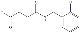 methyl 4-[(2-chlorobenzyl)amino]-4-oxobutanoate Struktur