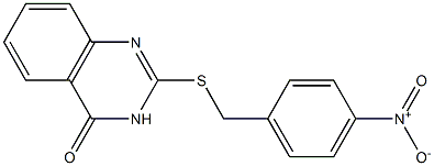 2-[(4-nitrobenzyl)sulfanyl]-4(3H)-quinazolinone Struktur