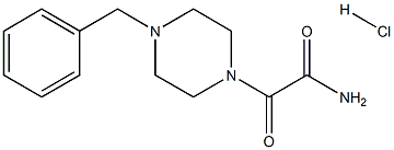 2-(4-Benzyl-piperazin-1-yl)-2-oxo-acetamid hydrochloride Struktur