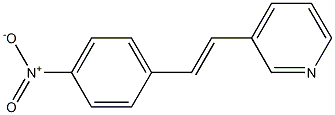 3-(4-Nitrostyryl)pyridine Struktur