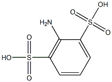 2-Amino-1,3-benzenedisulfonic acid Struktur