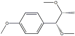 4-[(1R,2R)-1,2-Dimethoxypropyl]-1-methoxybenzene Struktur