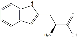 (S)-2-Amino-3-(1H-indole-2-yl)propanoic acid Struktur