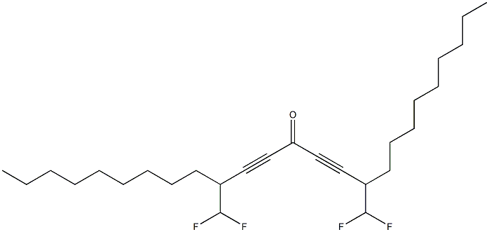 Difluoromethyl(1-dodecynyl) ketone Struktur