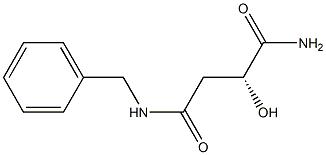 [R,(+)]-N'-Benzyl-2-hydroxysuccinamide Struktur