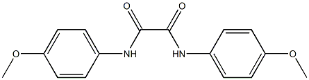 N,N'-Bis(p-anisyl)oxamide Struktur