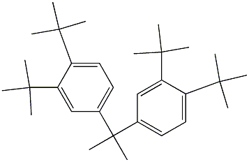 2,2-Bis(3,4-di-tert-butylphenyl)propane Struktur